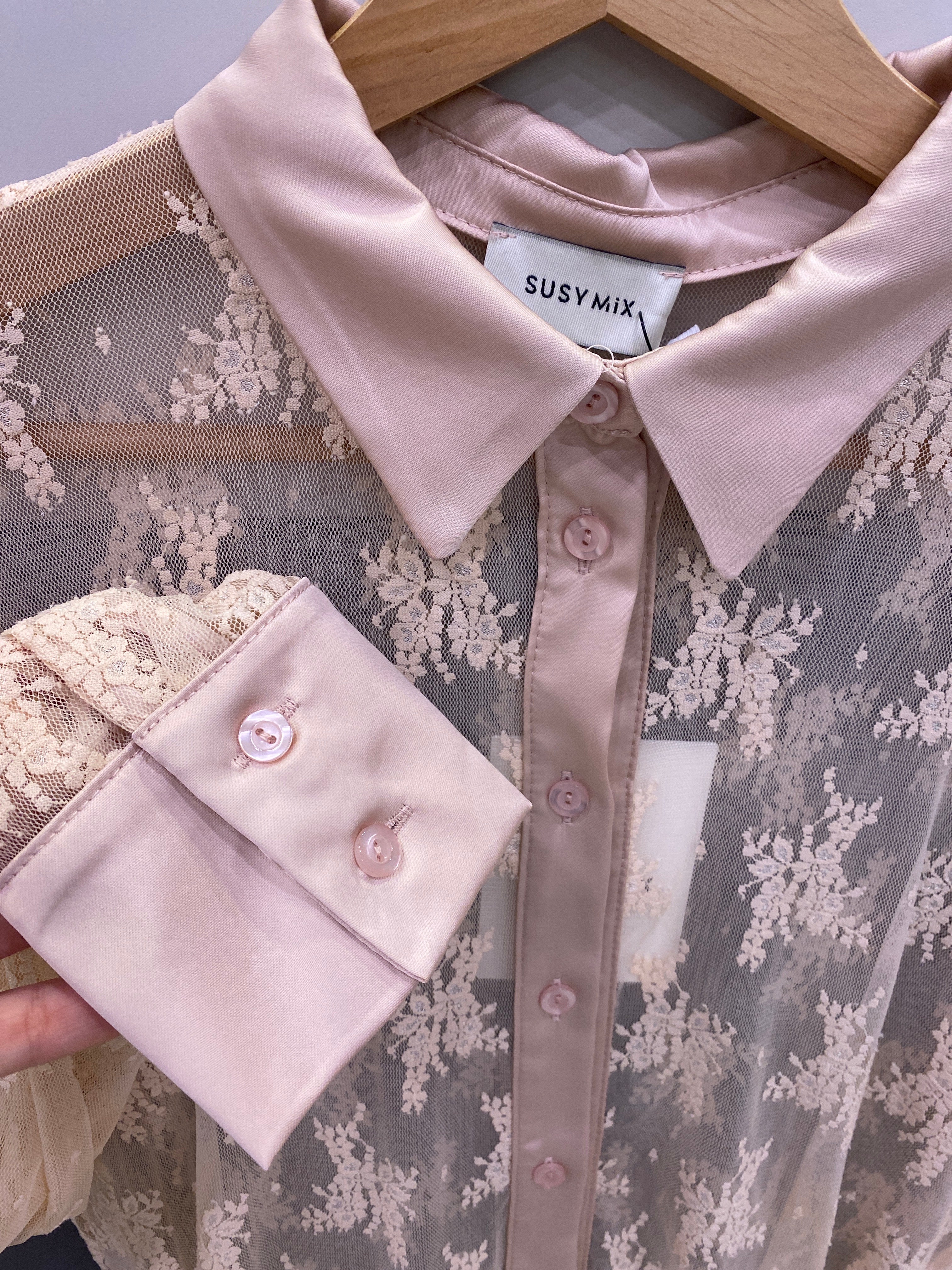 Camicia pizzo Susymix
