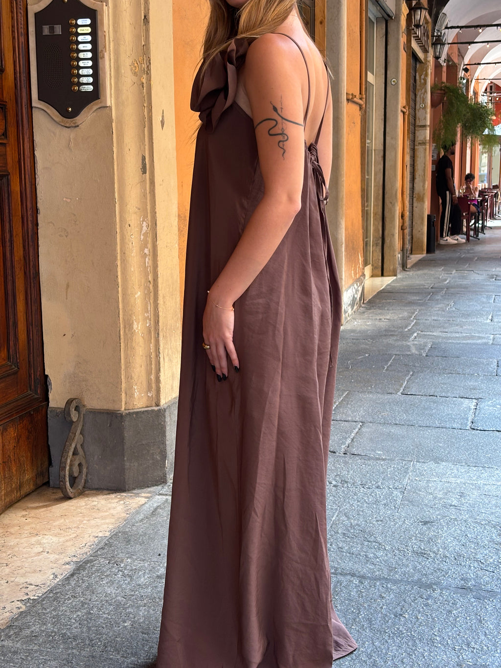 Tuta Motel Spalline Spilla Staccabile Viscosa