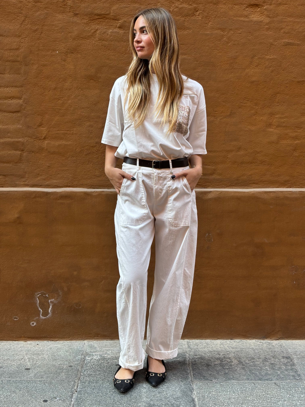 Pantalone Susy Mix Cotone Largo