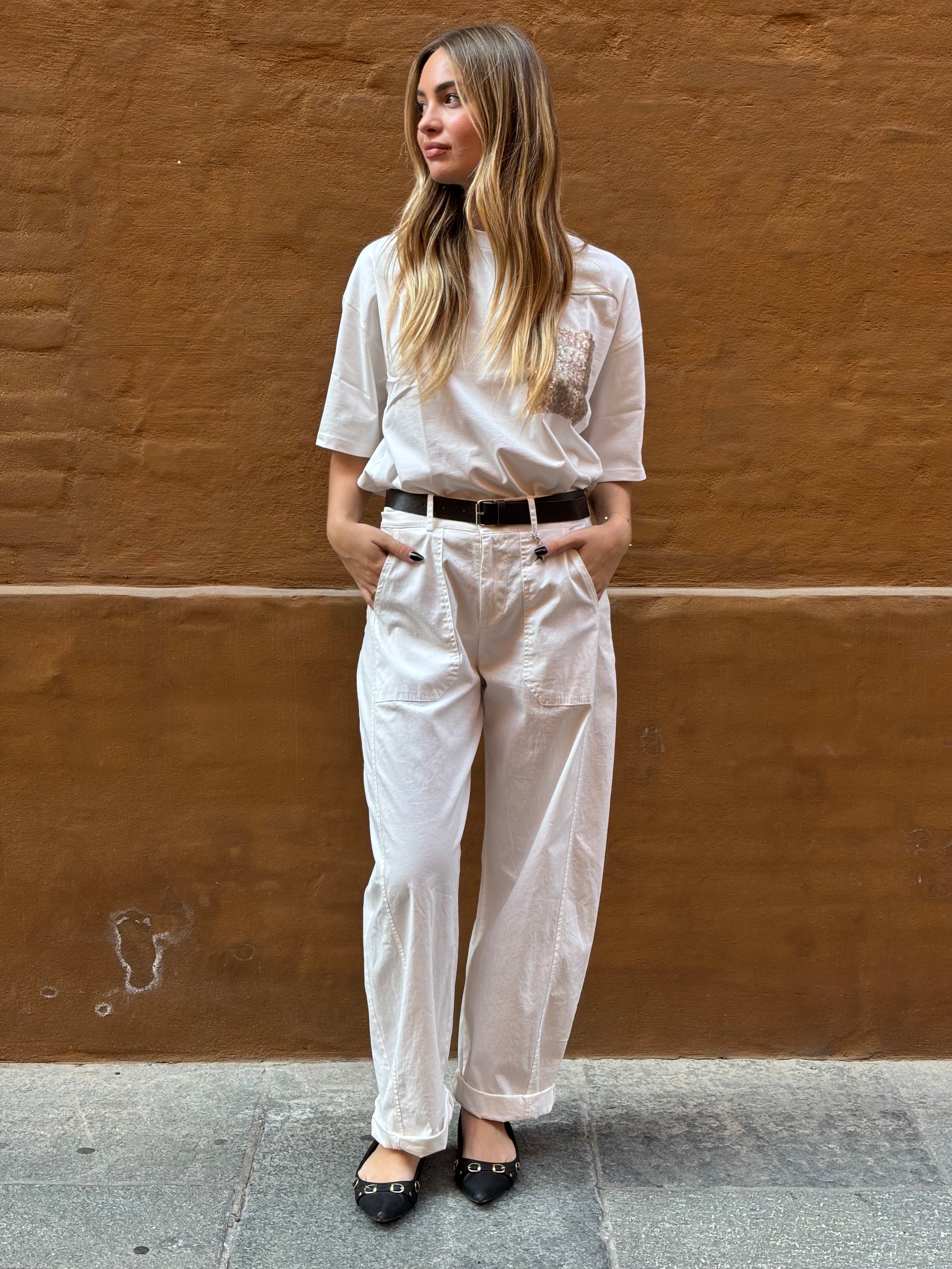 Pantalone Susy Mix Cotone Largo