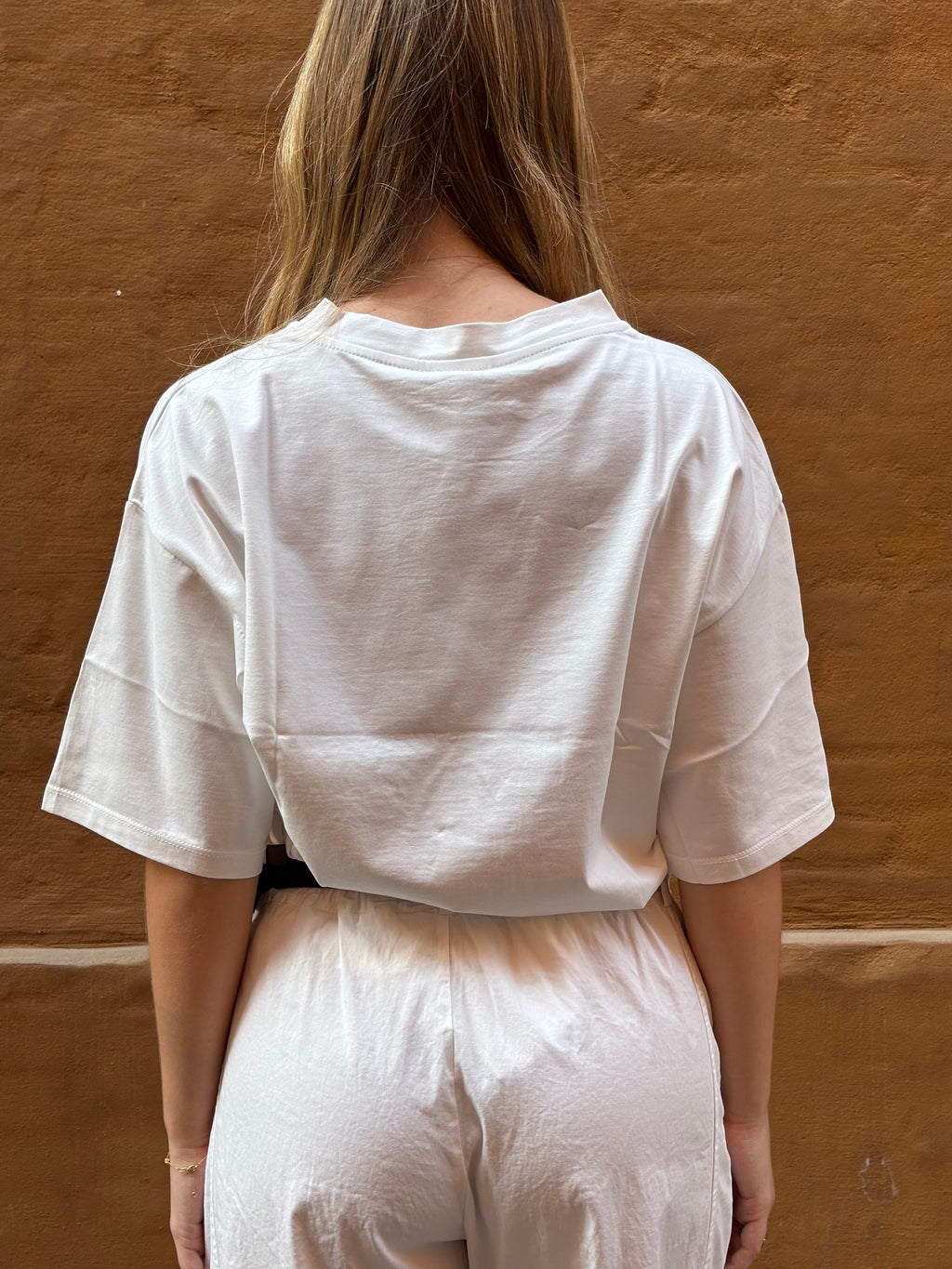 T-shirt Susy Mix Over Cotone Paiettes