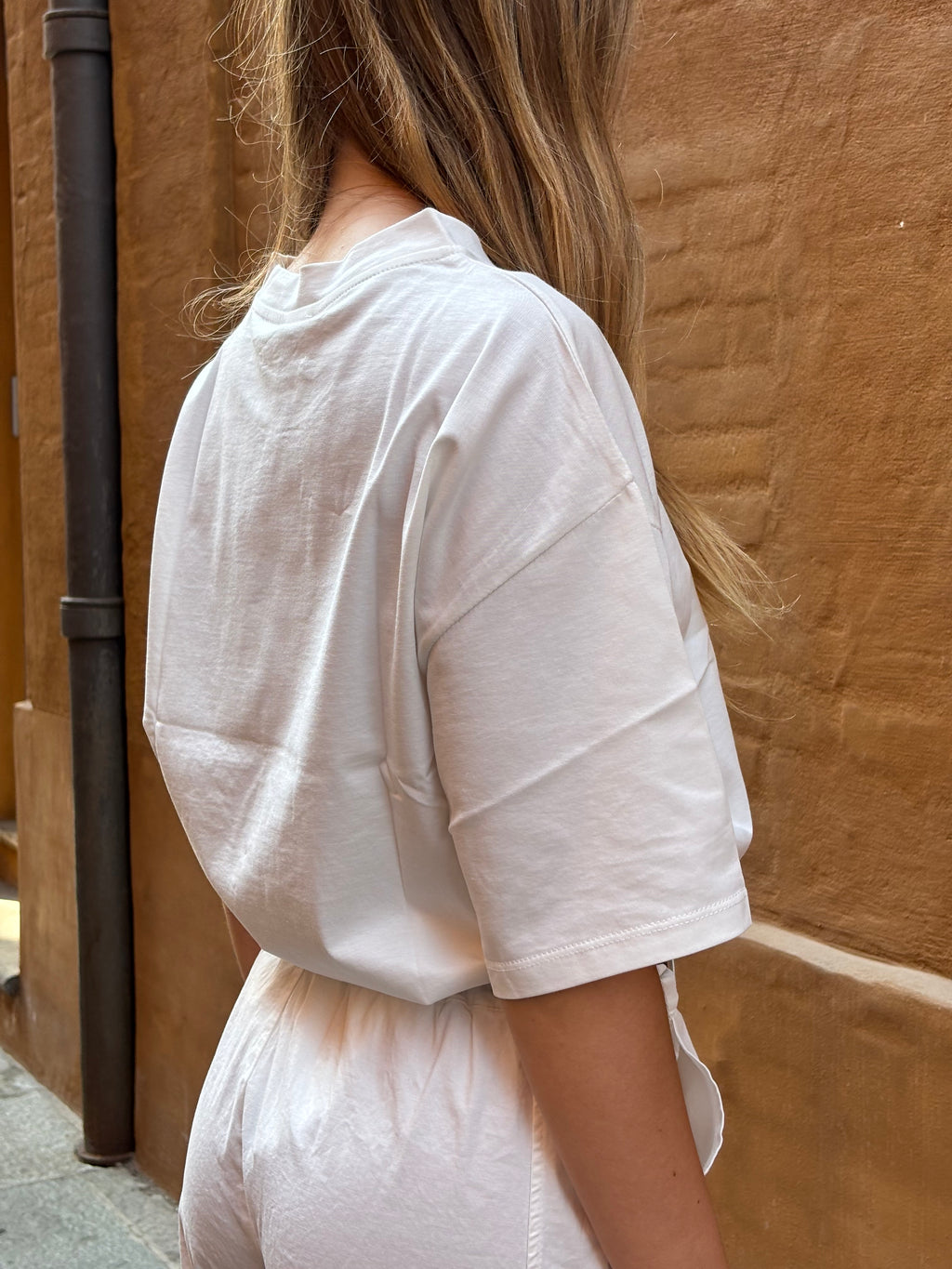 T-shirt Susy Mix Over Cotone Paiettes